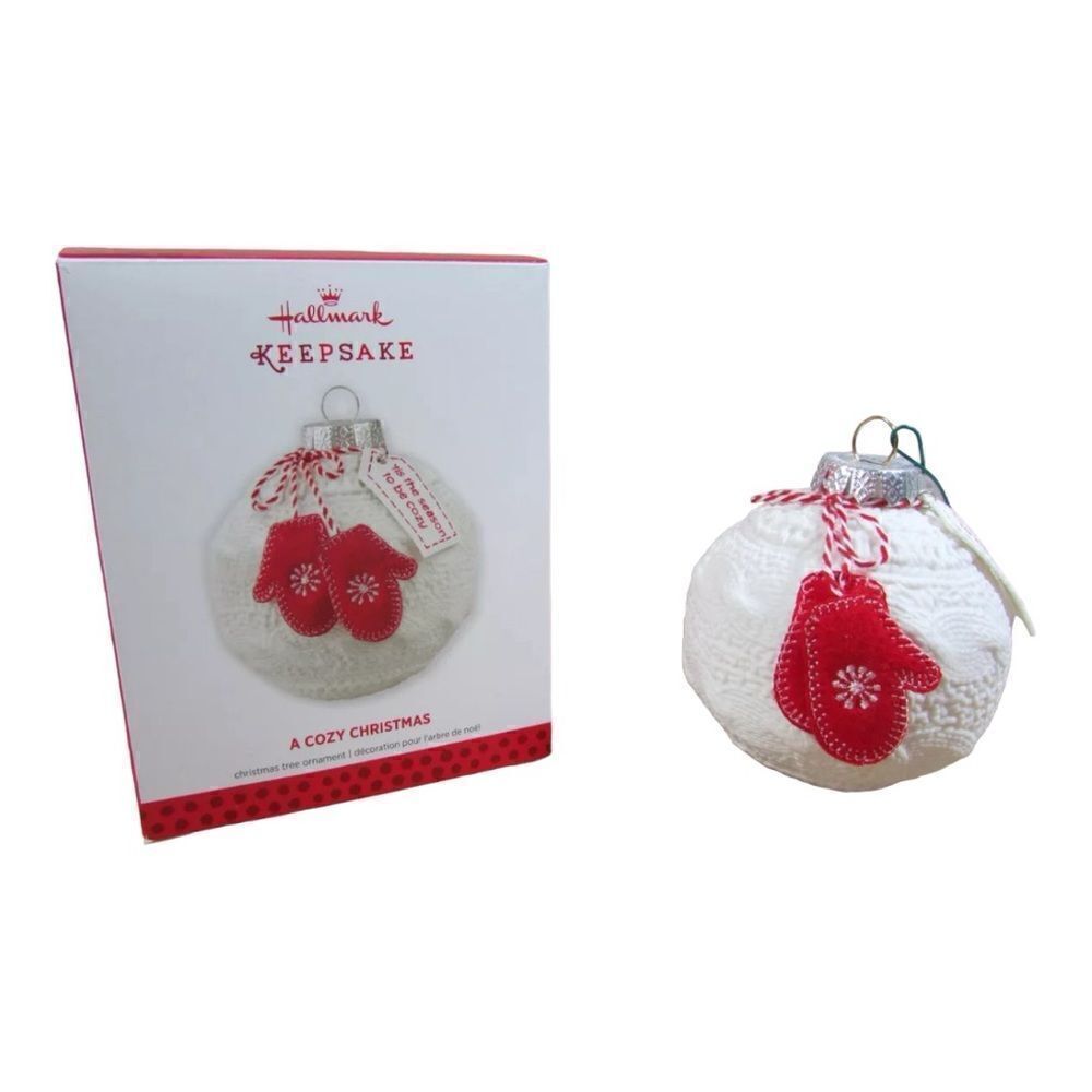 Hallmark Cozy Christmas ornament porcelain Hallmark Keepsake Ornament 2013